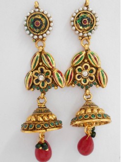 Polki Earrings